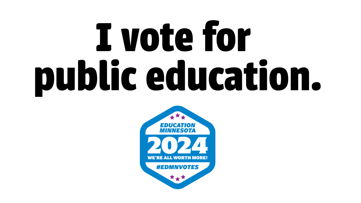 I vote for public education - Twitter