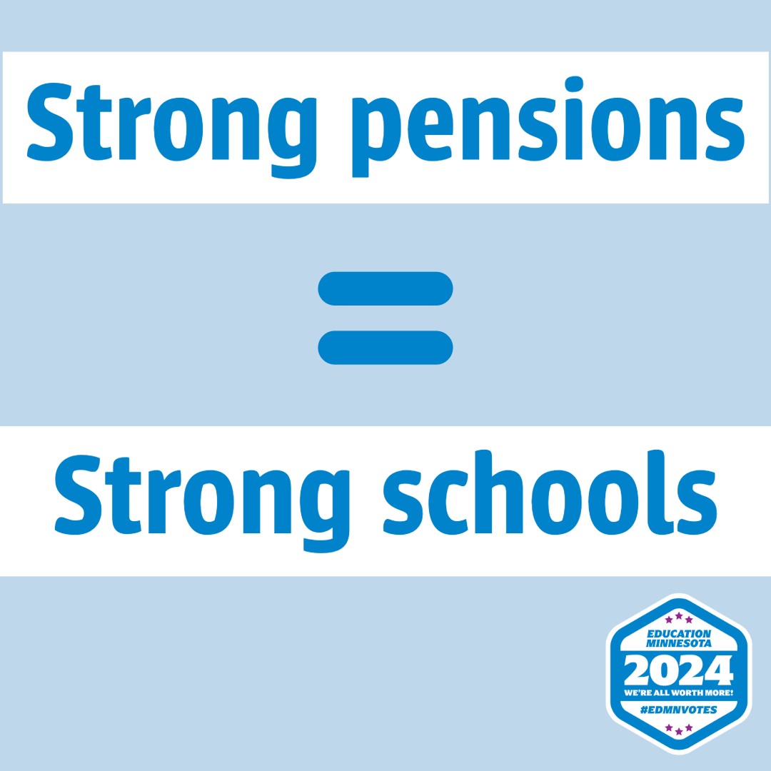 Strong pensions strong schools square